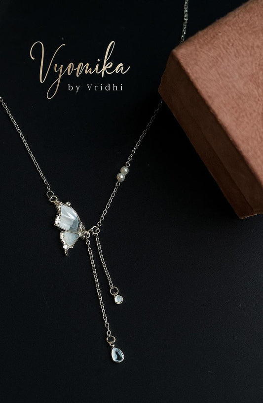 Celestial Butterfly Pendant Necklace